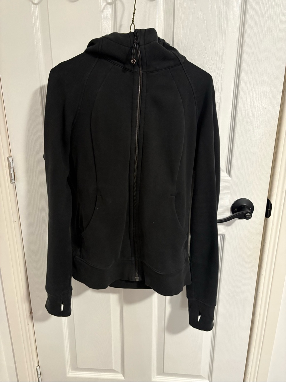 Black Lululemon Scuba Full-Zip Hoodie
